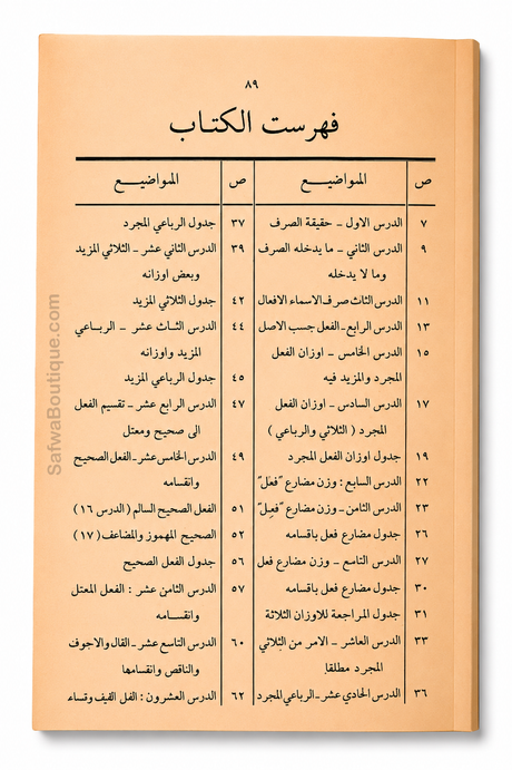 Al-Mabādiʾ aṣ-Ṣarfiyyah lil-Madāris al-Ibtidāʾiyyah (2 Volumes) | ElHadj Saad Oumar Toure