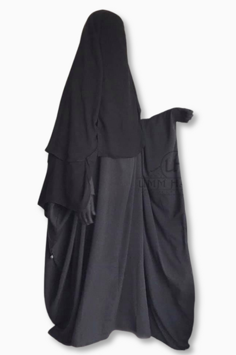 Niqab/Sitar cape à clips 1m40 Umm Hafsa