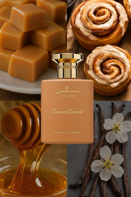 Eau de Parfum Paris Corner Taskeen Caramel Cascade 100mL - Emir Paris Corner