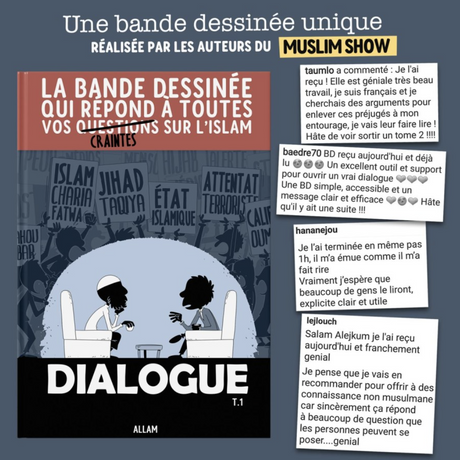 Dialogue - Tome 1 : La BD qui répond à toutes vos craintes sur l'islam - Bdouin Éditions