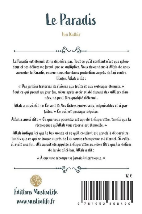 Le Paradis d'Ibn Kathir - Édition MuslimLife