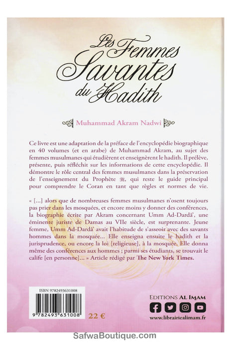 Les femmes savantes du hadith - Éditions AL IMAM