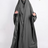 Jilbab Makkah 1 Pièce avec Manches Longues Mitaines | Moultazimoun