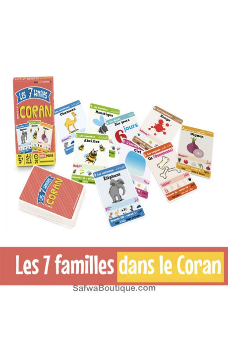 Jeu de 7 familles dans le Coran (2 à 6 joueurs - Dès 5 ans) - Osratouna