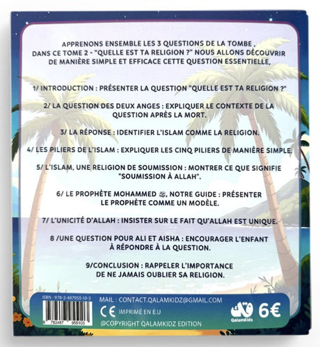 Les 3 questions - Tome 2 : Quelle est ta religion - Edition QalamKidz