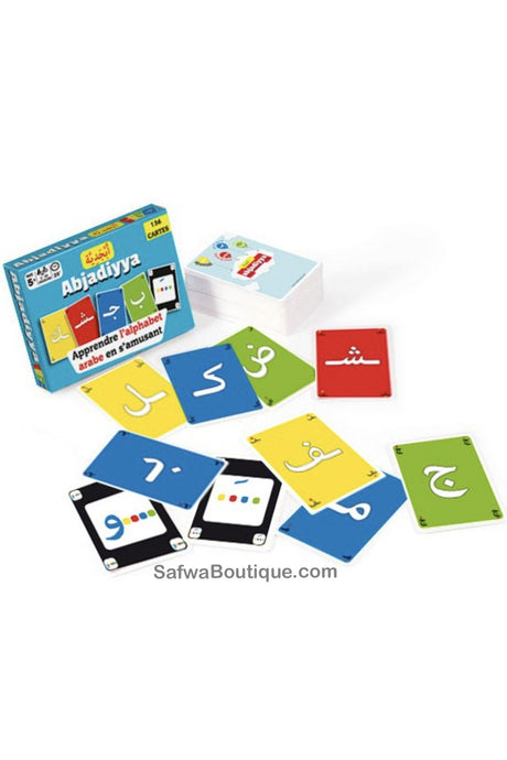 Jeu de cartes « Abjadiyya » - Apprendre l'alphabet arabe en s'amusant