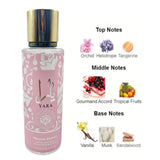 Yara Rose Brume Parfumée 250 ml – Meryam Flowers | Brume Florale Gourmande et Vanillée