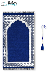 Coffret Cadeau Transparent Élégant – Tapis de Prière & Chapelet (Tasbih) | Muslim Box