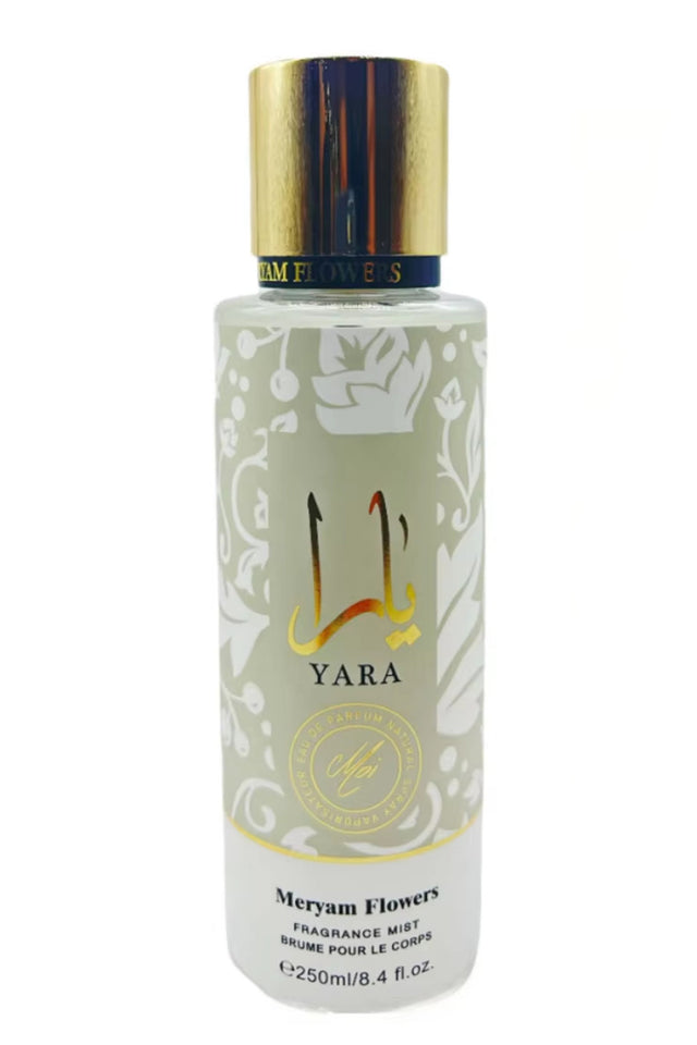 Yara Blanc Brume Parfumée 250 ml – Meryam Flowers | Brume Corporelle Florale et Gourmande