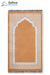 Coffret Cadeau Transparent Élégant – Tapis de Prière & Chapelet (Tasbih) | Muslim Box