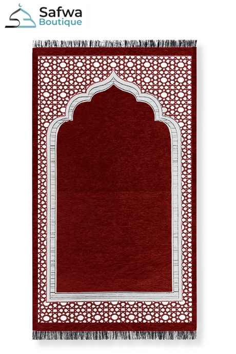 Coffret Cadeau Transparent Élégant – Tapis de Prière & Chapelet (Tasbih) | Muslim Box