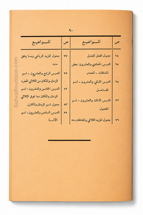 Al-Mabādiʾ aṣ-Ṣarfiyyah lil-Madāris al-Ibtidāʾiyyah (2 Volumes) | ElHadj Saad Oumar Toure