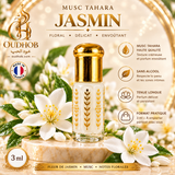 Musc Tahara Jasmin – Musc Intime Sans Alcool 3 ml - Fabriqué en France – OudHob | عود الحب