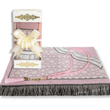Coffret Cadeau Transparent Élégant – Tapis de Prière & Chapelet (Tasbih) | Muslim Box