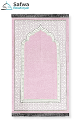 Coffret Cadeau Transparent Élégant – Tapis de Prière & Chapelet (Tasbih) | Muslim Box
