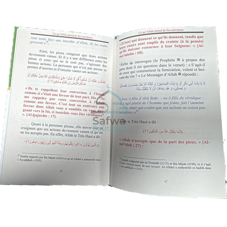 Ce qu'ALLAH Attend de ses serviteurs de Abd Ar-Razzâq Al-Badr – Éditions Al Hilal