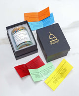 Bocal Hadith Safwa® – Hadiths Authentiques en Arabe & Français, Codés par Émotion – Coffret Cadeau Élégant (Exclusivité Safwa®)