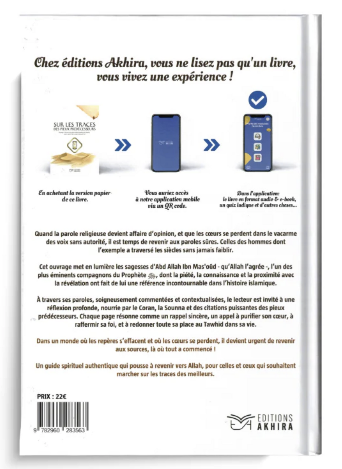 Sur les traces des pieux prédécesseurs – Éditions Akhira