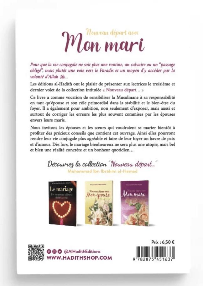 Nouveau départ avec mon mari de Muhammad ibn Ibrahim al Hammad – Éditions Al-Hadîth