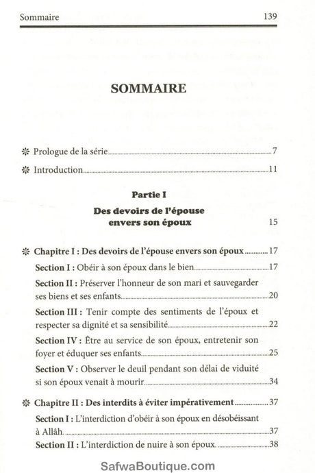 Mari & Femme Droits Et Devoirs - Cheikh Mohamed Ali Ferkous - Edition IBN BADIS
