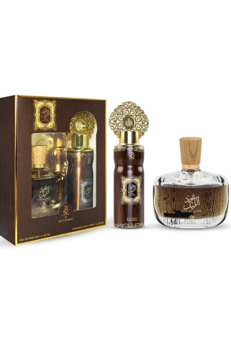 Coffret Parfum d’Orient OUD AL LAYL – eau de parfum 100ml & Déodorant 200ml - My Perfumes Dubaï