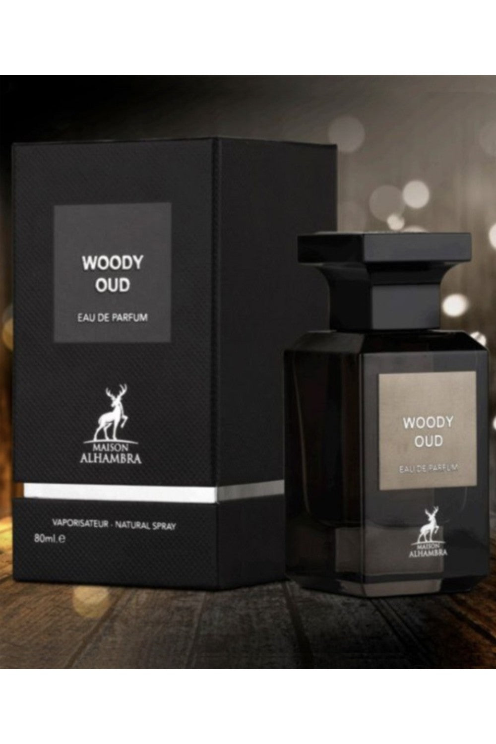 Eau de Parfum Woody Oud 80mL ALHAMBRA - Maison Alhambra Perfumes Dubaï