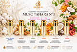 Coffret Découverte Musc Tahara N°3 – 6 Senteurs × 3 ml Sans Alcool - Fabriqué en France – OudHob | عود الحب