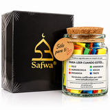 Bocal Coran Safwa® Espagnol – Versets en Arabe & Espagnol – 6 Émotions – Coffret Cadeau Islamique