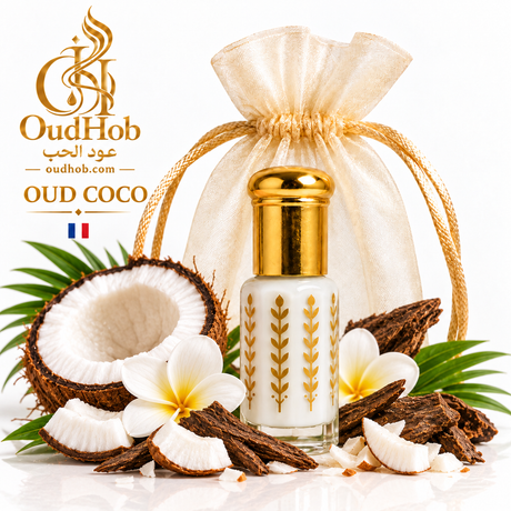 Musc Tahara Oud Coco – Musc Intime Sans Alcool 3 ml - Fabriqué en France – OudHob | عود الحب