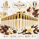 Musc Tahara Oud Vanilj – Intimmysk Utan Alkohol 3 ml - Tillverkad i Frankrike – OudHob | عود الحب