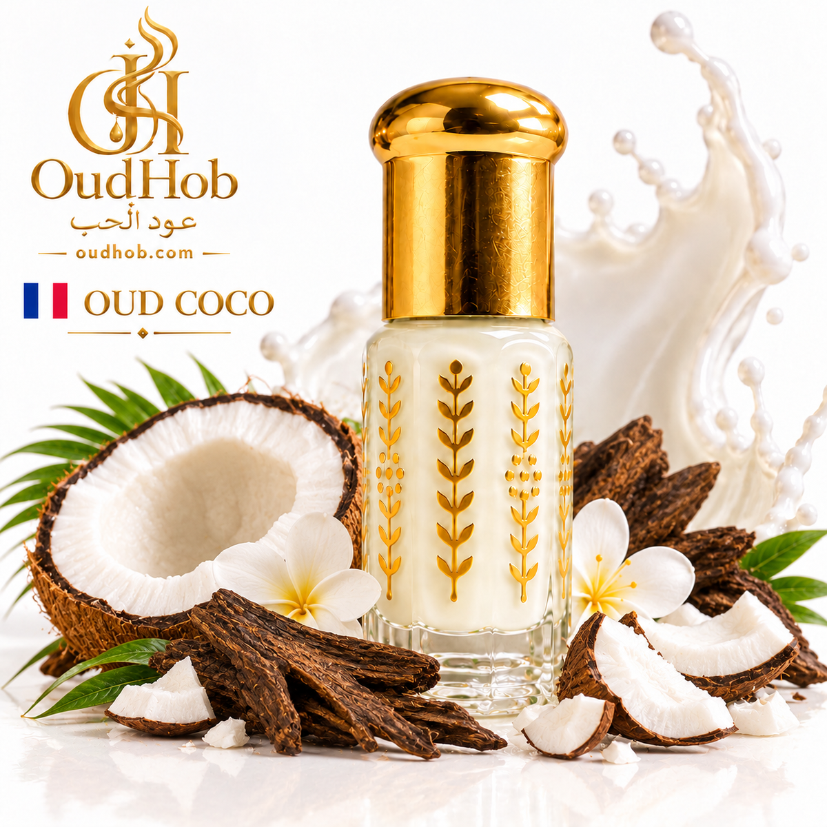 Musc Tahara Oud Coco – Musc Intime Sans Alcool 3 ml - Fabriqué en France – OudHob | عود الحب